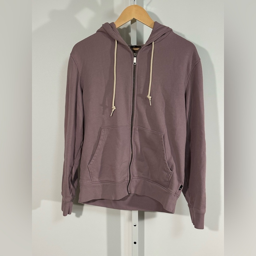 Peru- 7 For All Mankind Los Angeles Full Zip Hoodie – Mauve Clay women’s small